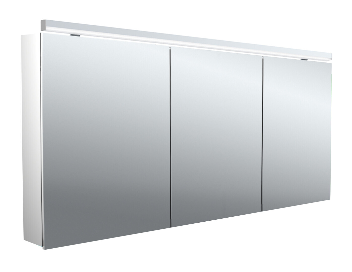 emco pure 2 Classic LED Lichtspiegelschrank mit Aufsatzleuchte, 3 Türen, 1600x711x153mm, 979705507