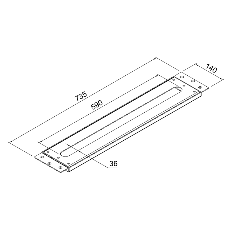 Steinberg Serie 100 Montageplatte Für Waschtisch- Und Wannenrandarmaturen, 1009411