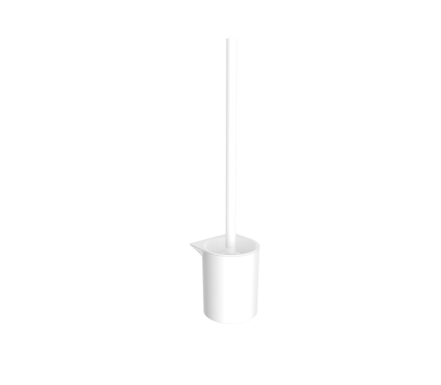 emco flow Toilettenbürstengarnitur, Bürstenkopf und Griff weiss, 271513900