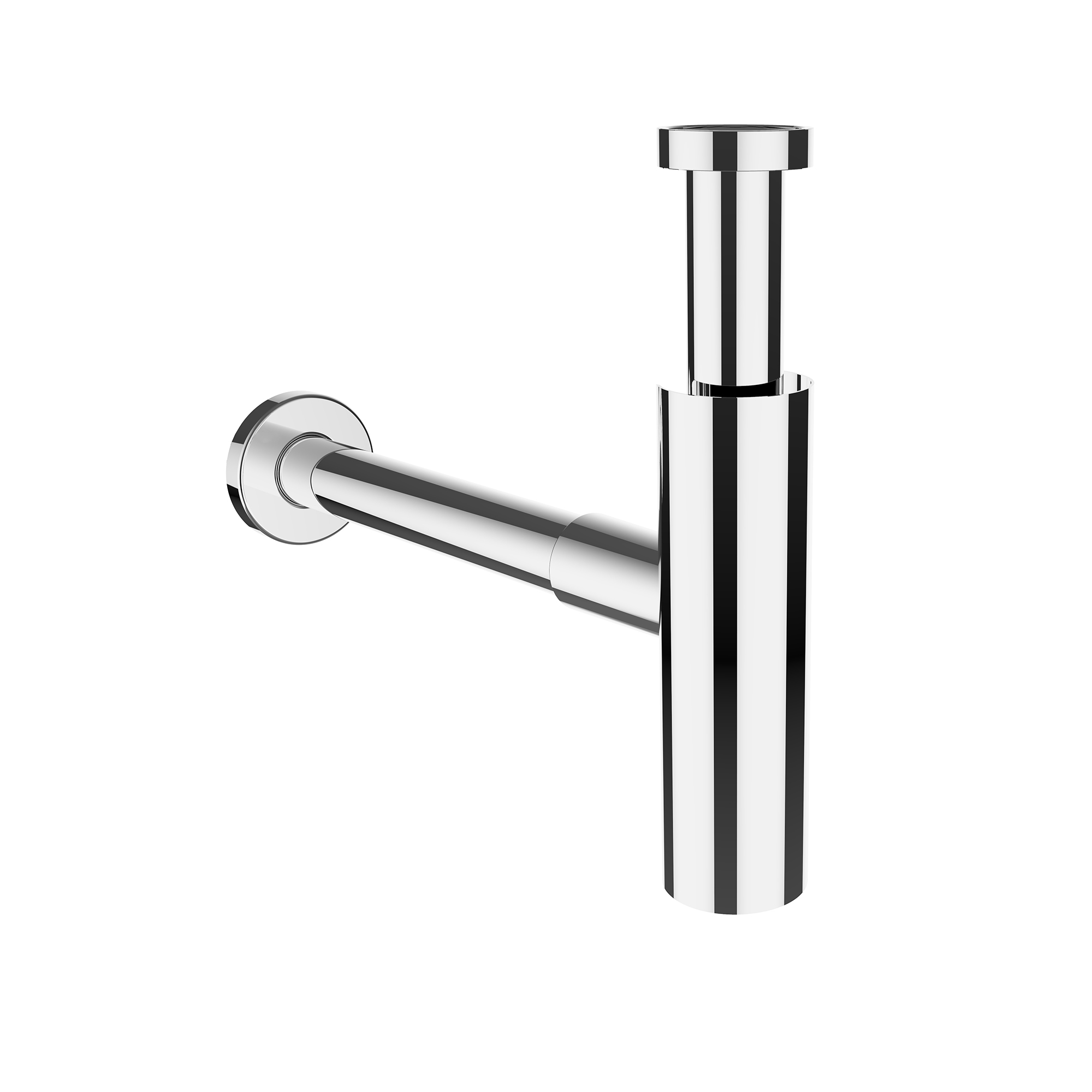 Laufen Siphon, Dn32, Verchromt, Mit Verlängertem Ablaufrohr, H8939470000001