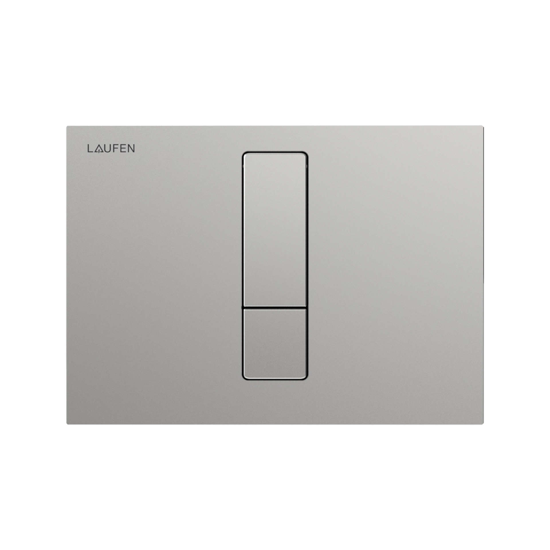 Laufen Aw103 Ineo Betätigungsplatte, 202X10x145mm, Dual-Flush, Edelstahl Gebürstet, H9001039280001