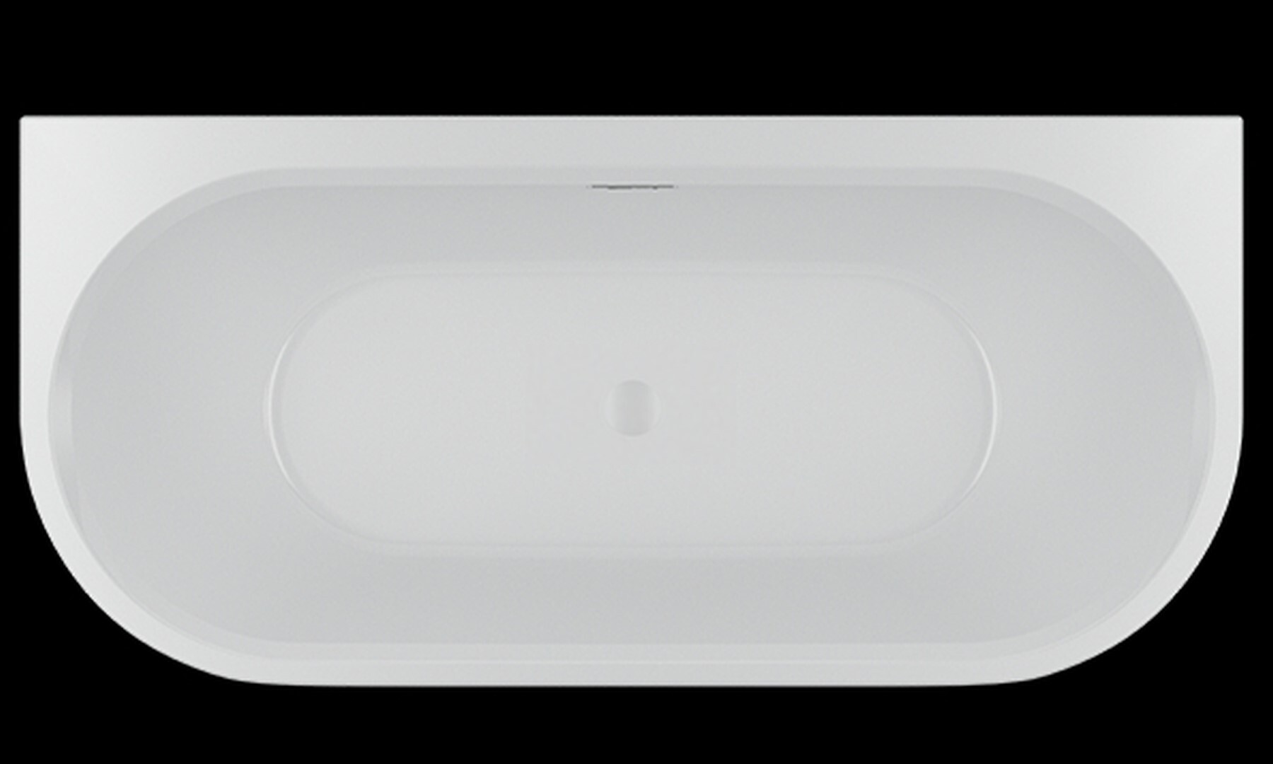 RIHO Desire B2W Badewanne, 1800x840x600mm, 230 Liter, weiß seidenmatt, B089002105