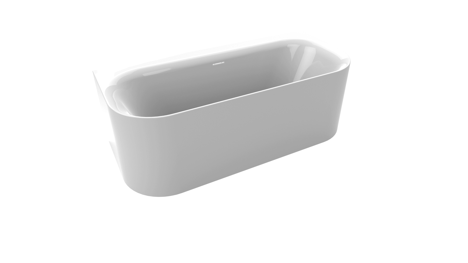 RIHO Devotion B2W Badewanne, optional mit Riho Fall/Sparkle Mood, 180x80x60cm, 245 Liter, glänzend weiß, B096001005