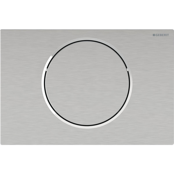 Geberit Sigma10 WC-Steuerung mit elektr. Spülauslösung, Kabel, Netzbetrieb, 1-Mengen-Spülung, 115.863.SN.6