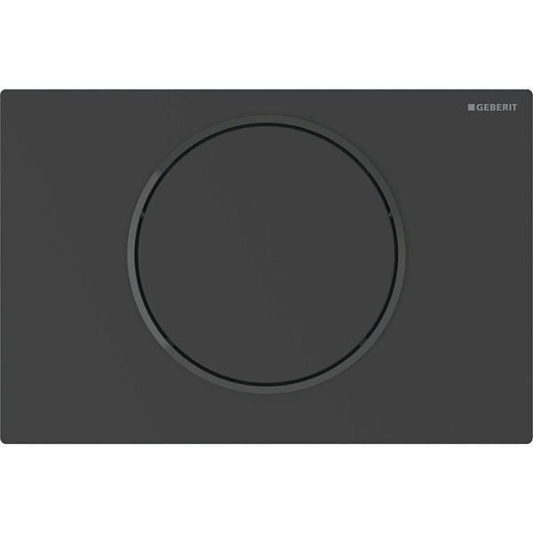 Geberit Sigma10 WC-Steuerung mit elektr. Spülauslösung, Kabel, Batteriebetrieb, 1-Menge-Spülung, 115.864.16.6