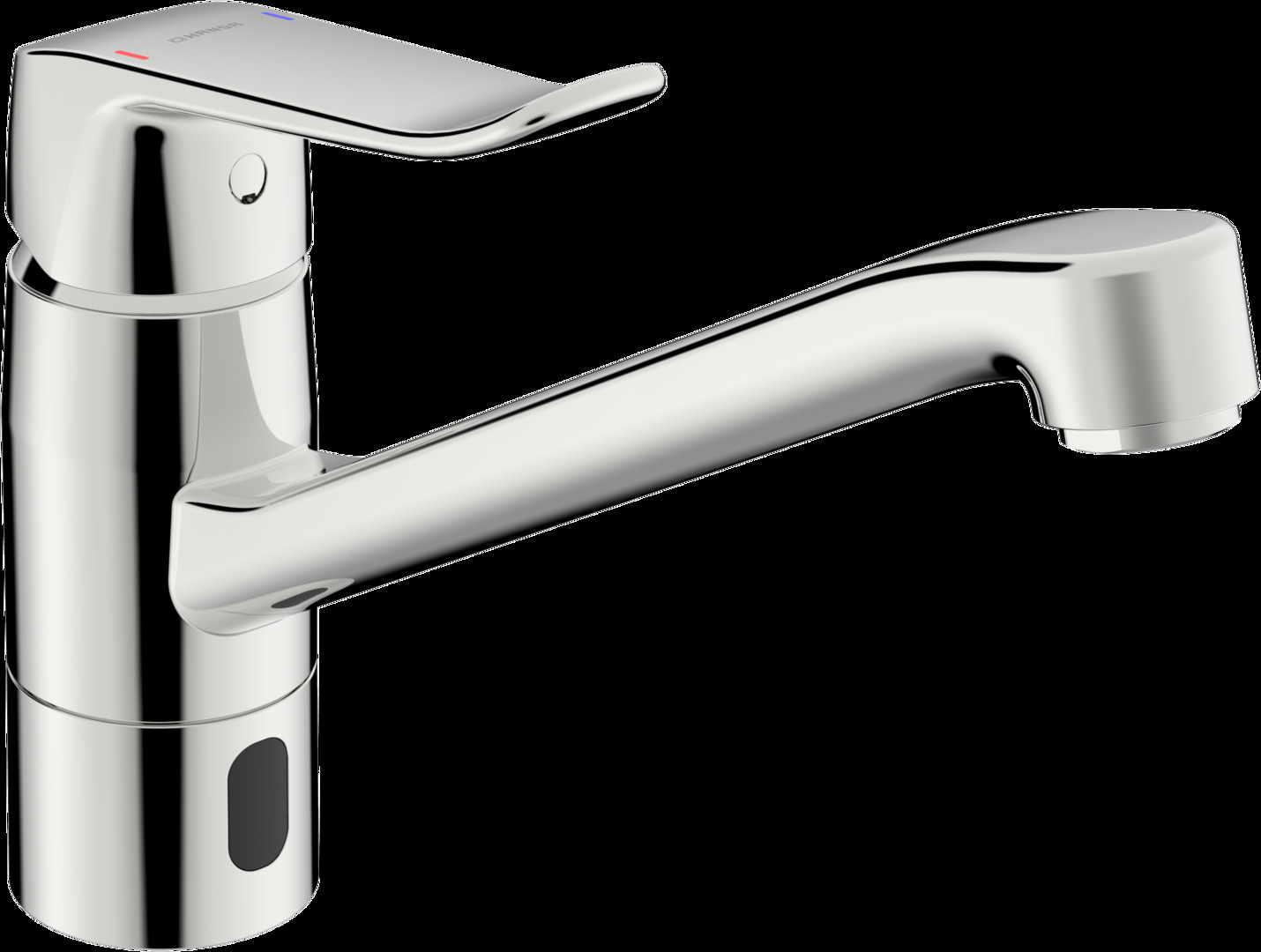 HANSA HANSACARE Hybrid Küchenarmatur, Hybrid/Bluetooth, inklusive Netzteil, Ausladung 214 mm, chrom, 46132009