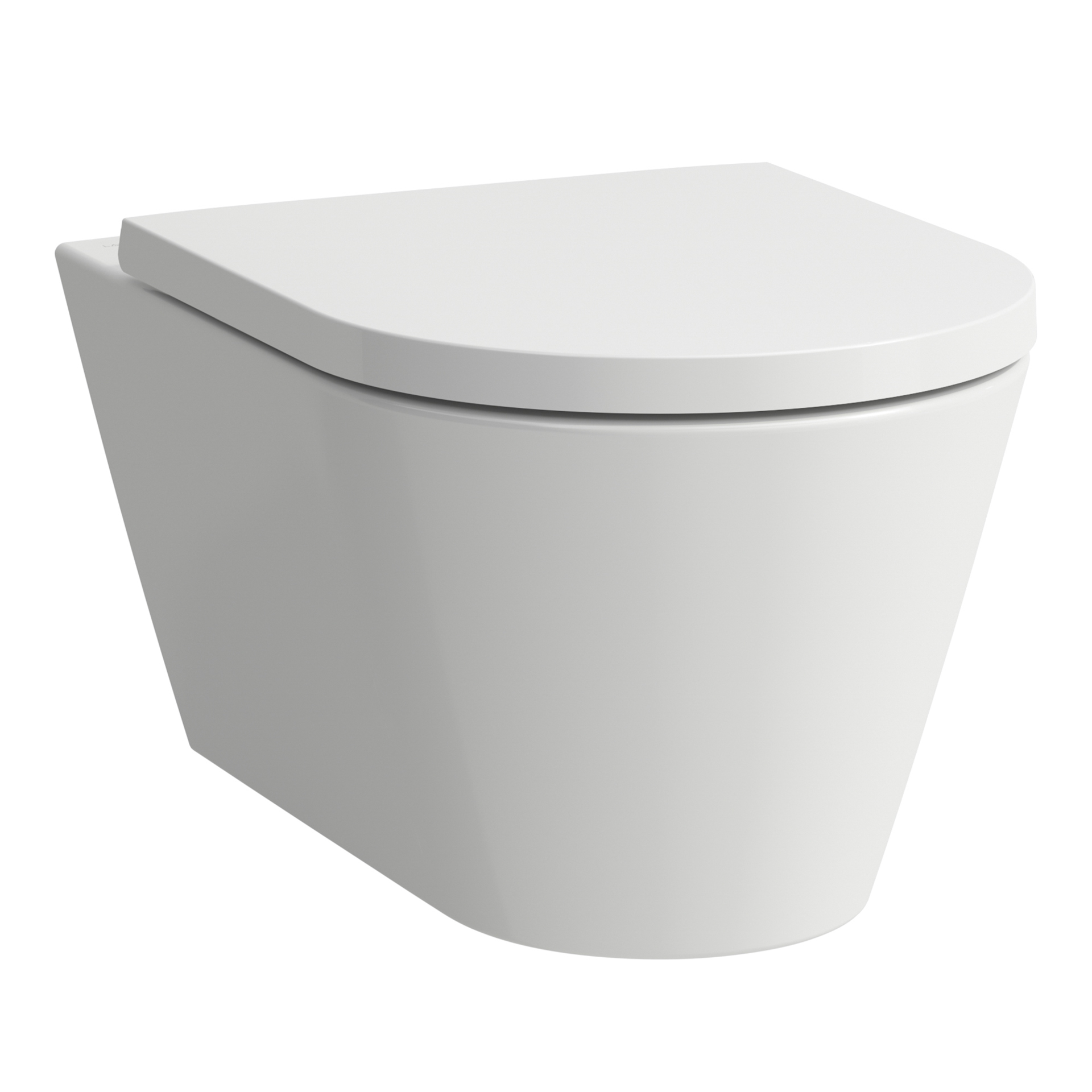 Laufen Kartell Wand-Wc, Tiefspüler, Mit Silent Flush Spülrandlos, 545X370x355mm, H8213310000001