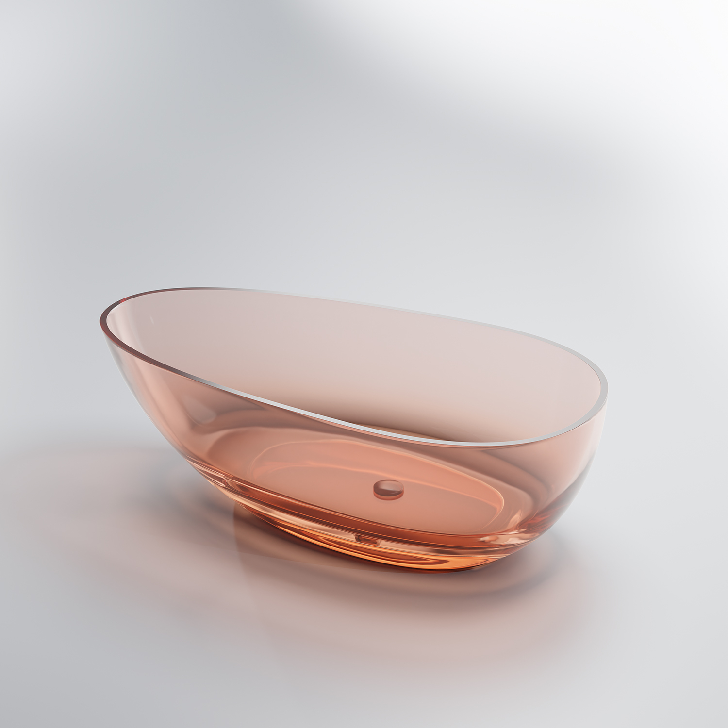 Steinberg Serie 489 Badewanne, freistehend, aus Polyresin, 1680x850x550mm, 489801035