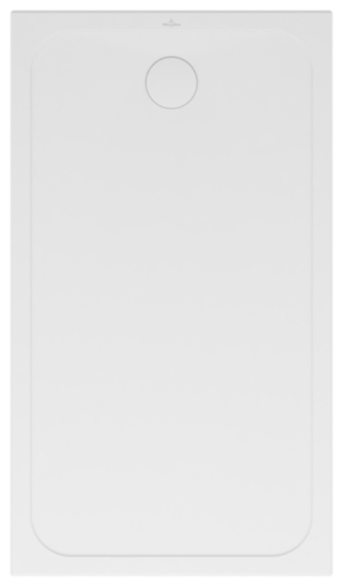 Villeroy & Boch Lifetime Plus Duschwanne, rechteckig, Keramik, Anti- slip, 1200x900x35mm, Weiß Alpin, 6223N401