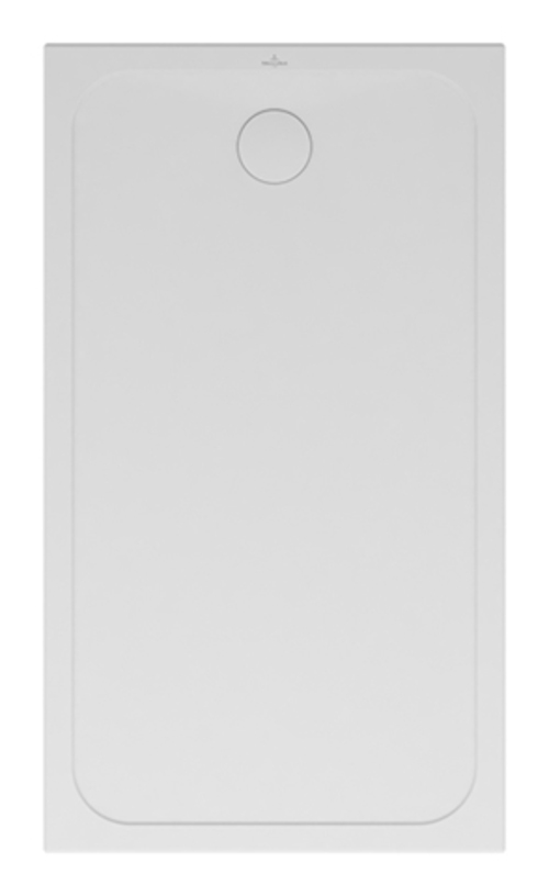 Villeroy & Boch Lifetime Plus Duschwanne, rechteckig, Keramik, Anti- slip, 1400x800x35mm, Weiß Alpin, 6223S301