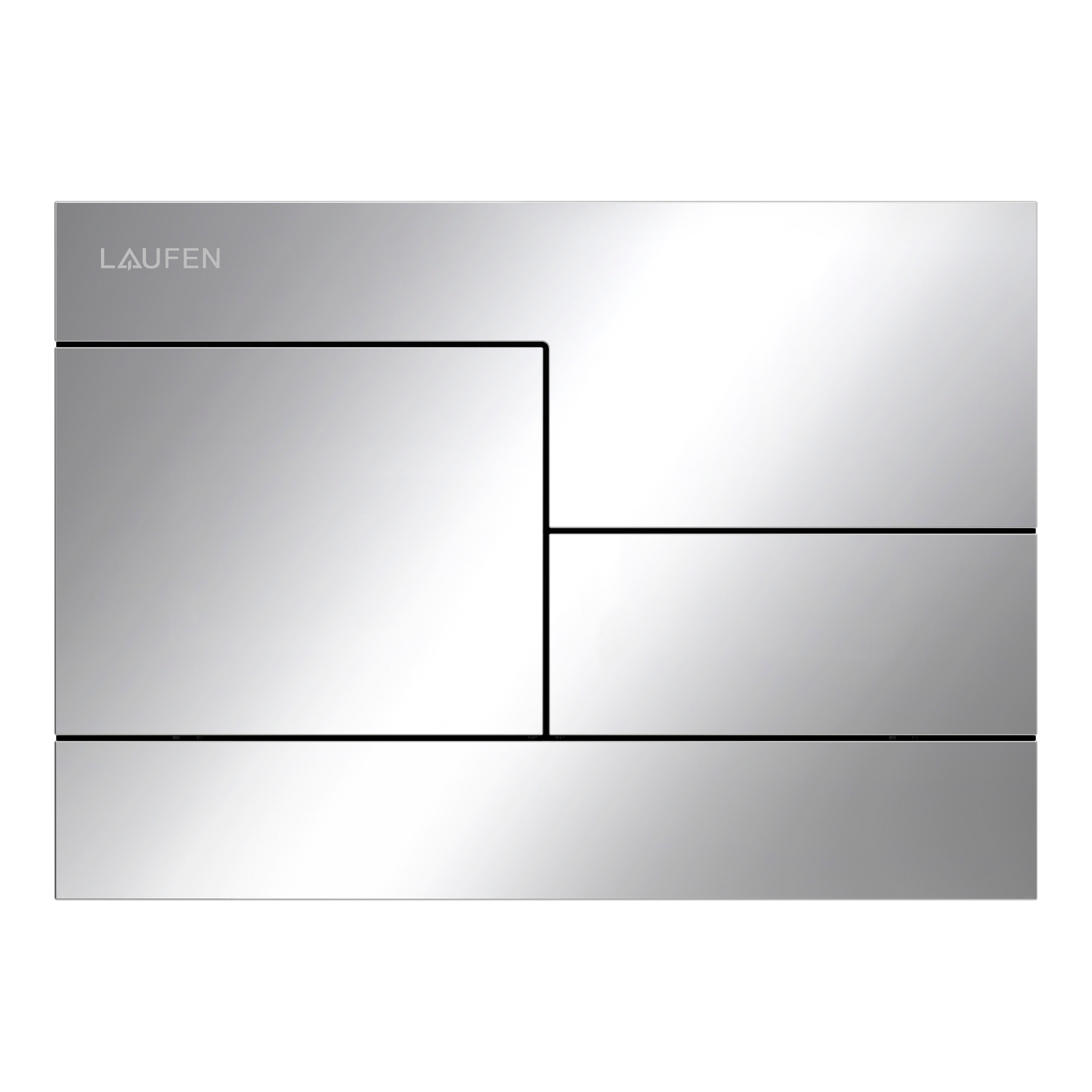 Laufen Ineo Betätigungsplatte Skyline, Für Wc-Element, Zweimengenbetätigung, H9001180040001