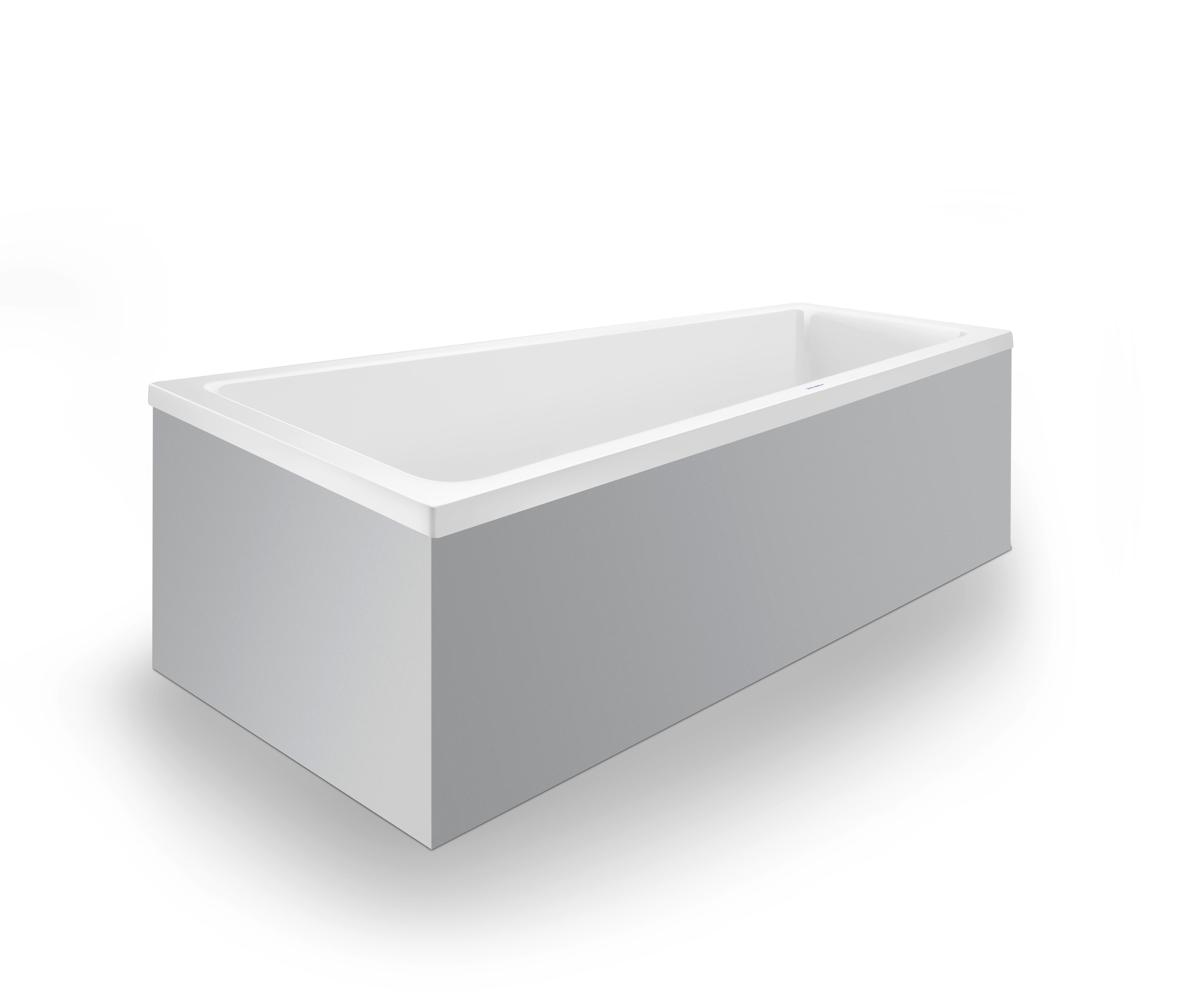 Duravit No.1 Einbau-Badewanne, Trapez, 1600x850mm, 1 Rückenschräge links, weiß, 700506000000000