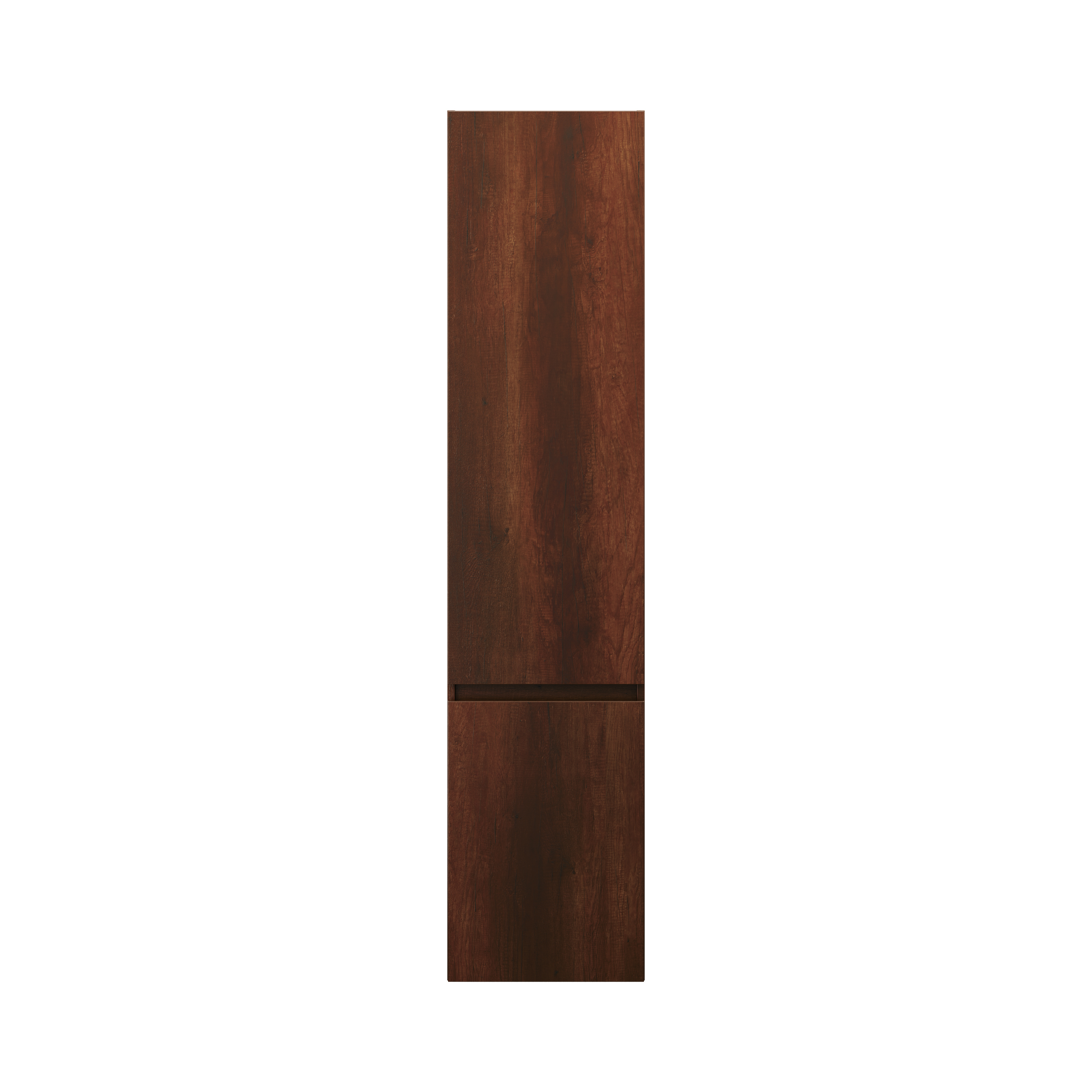 burgbad Lin20 Hochschrank wandhängend mit 1 Türe inklusive Wäschekorb, Türanschlag rechts, 400x345x1760mm, HSPG040RF5359