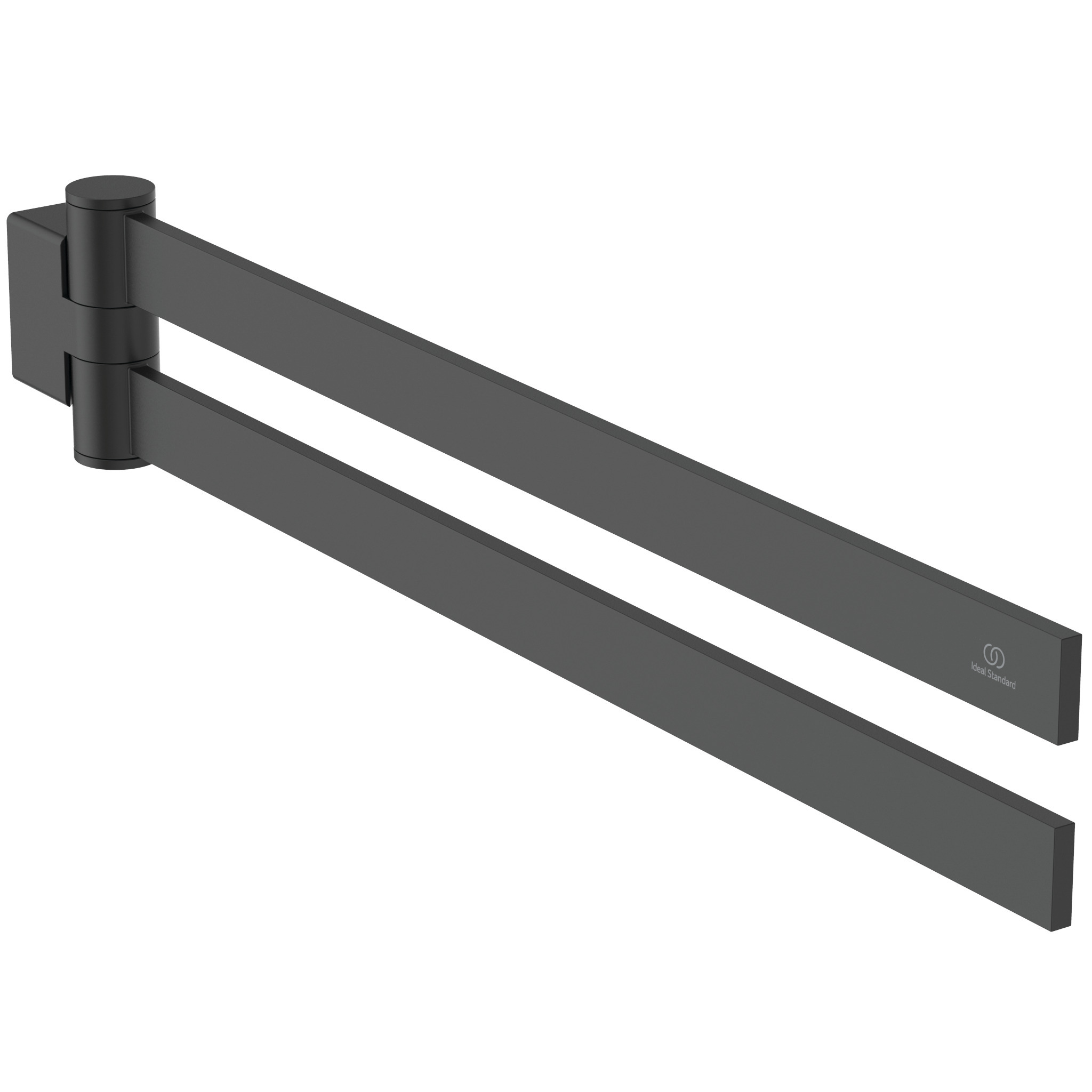 Ideal Standard Conca Cube Doppelte Handtuchstange, Schwenkbar, T5395xg