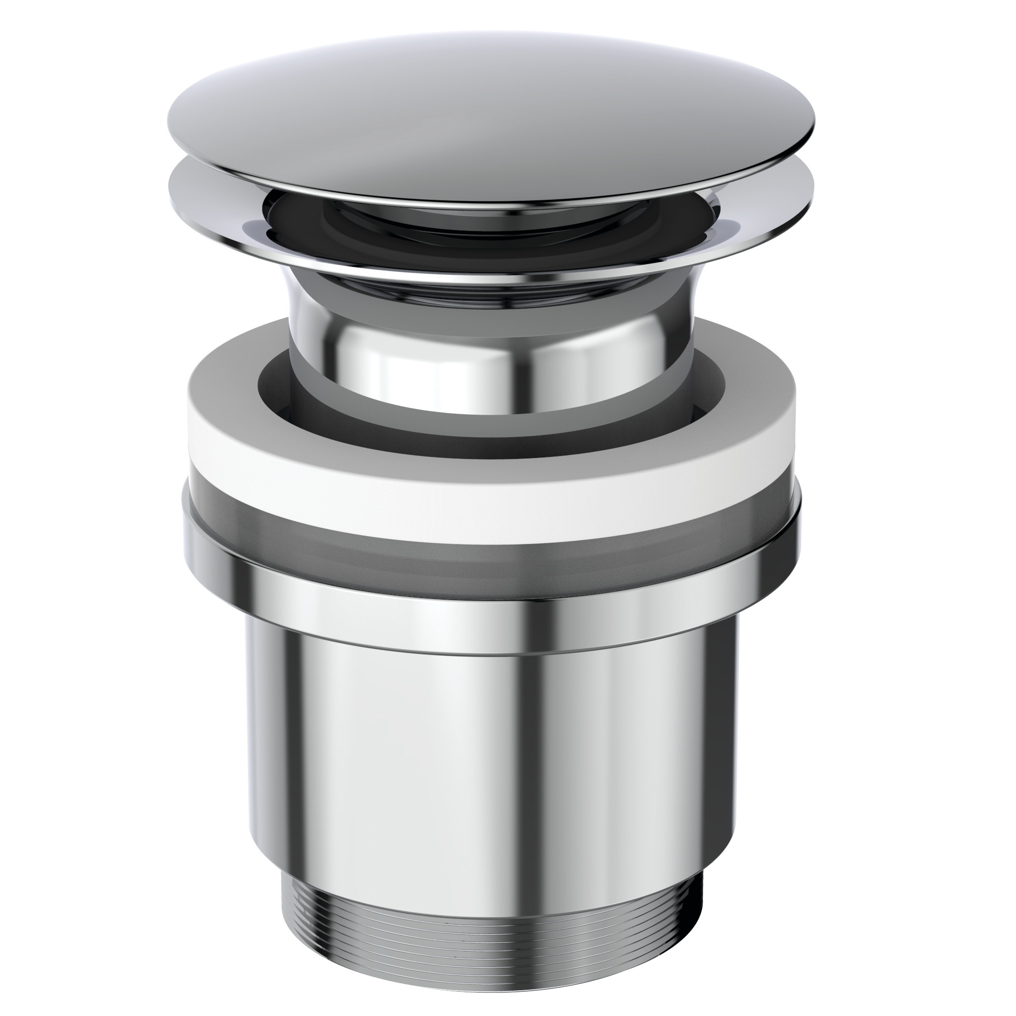 Ideal Standard Bodenventil 1 1/4, mit Überlauf, chrom - Bild 2