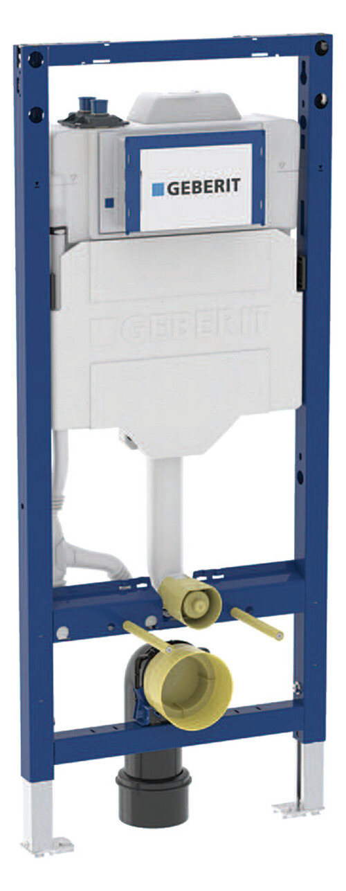 Geberit Duofix Element Für Wand-Wc, 120Cm, Mit Sigma Up-Spülkasten 12Cm, 2 Wasseranschlüsse, Mit Hygienespülung Hs30, 111.058.00.2
