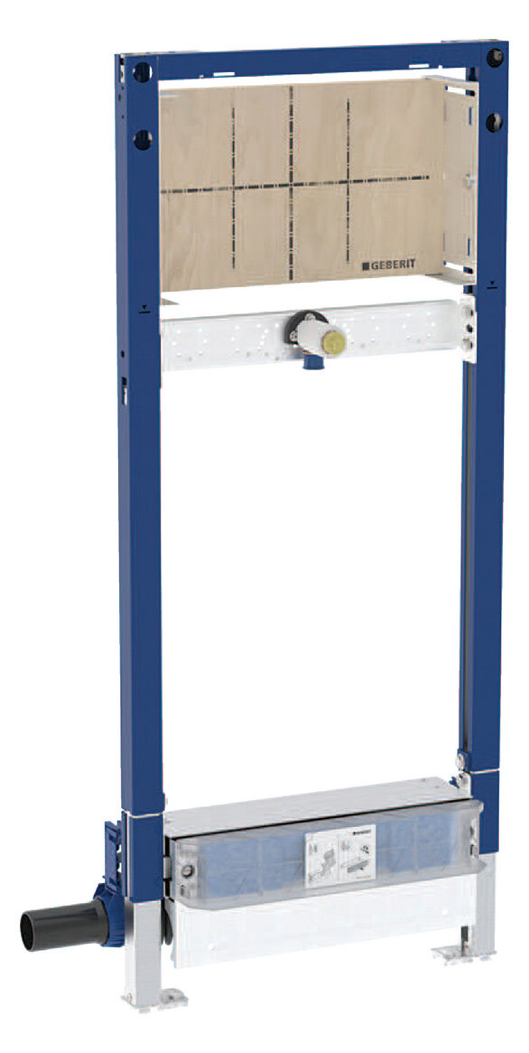 Geberit Duofix Element Für Dusche, 130Cm, Mit Wandablauf, Up-Wandarmatur, Für Estrichhöhe Am Einlauf 90-250Mm, 111.580.00.2