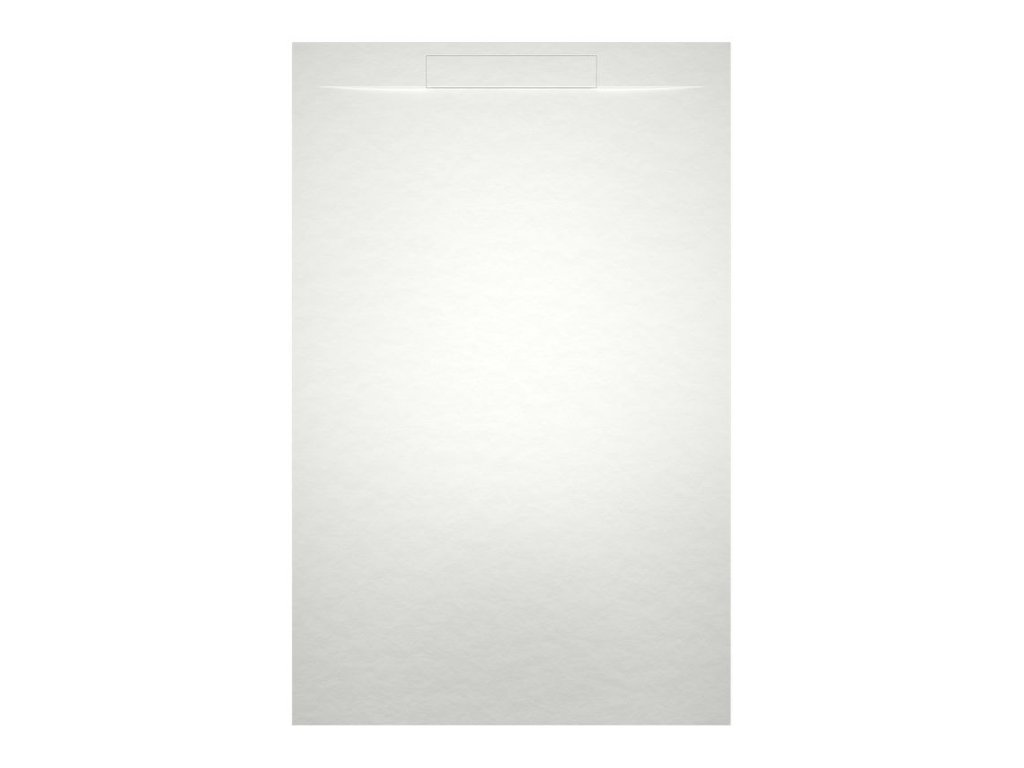 Riho Weiss Isola Rechteck-Duschwanne, Ablauf 90Mm, Ohne Füße, Weiß Matt, D007027105