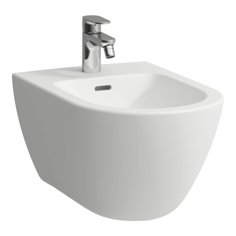 Laufen Pro X Wandbidet, 1 Hahnloch, Anschluss Außen, 360X540x285mm, H8308607573041